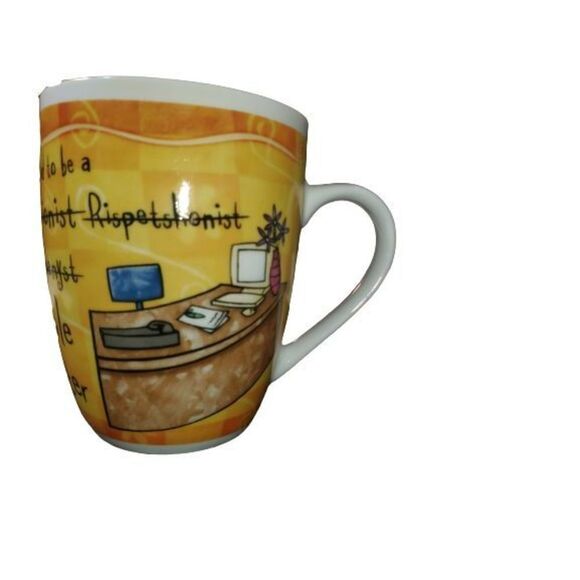 Cute receptionist coffee mug - Picture 3 of 5